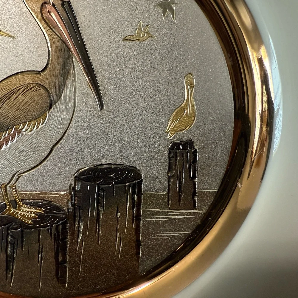 DYNASTY GALLERY EXCLUSIVE DESIGNS Original Chokin Collection Plate